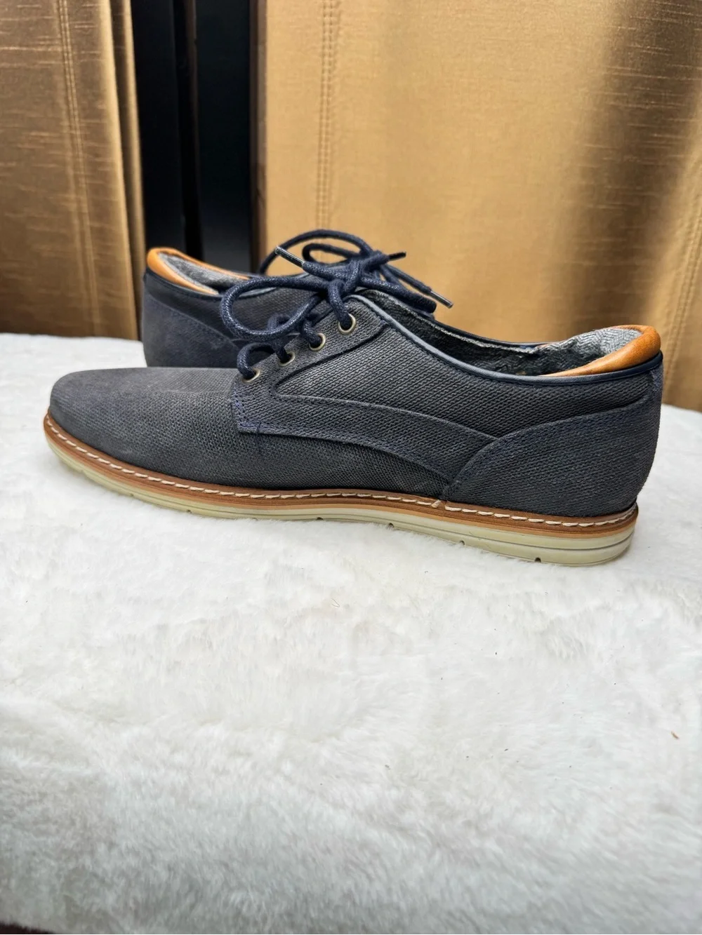 Bull Boxer Gray Casual Lace Up Shoes Men’s Size 8 EU 41